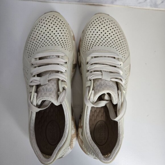 Crocs Literide Pacer Sneaker‎ Womens 7 Beige Camo Breathable Outdoor Gorpcore - Picture 6 of 14
